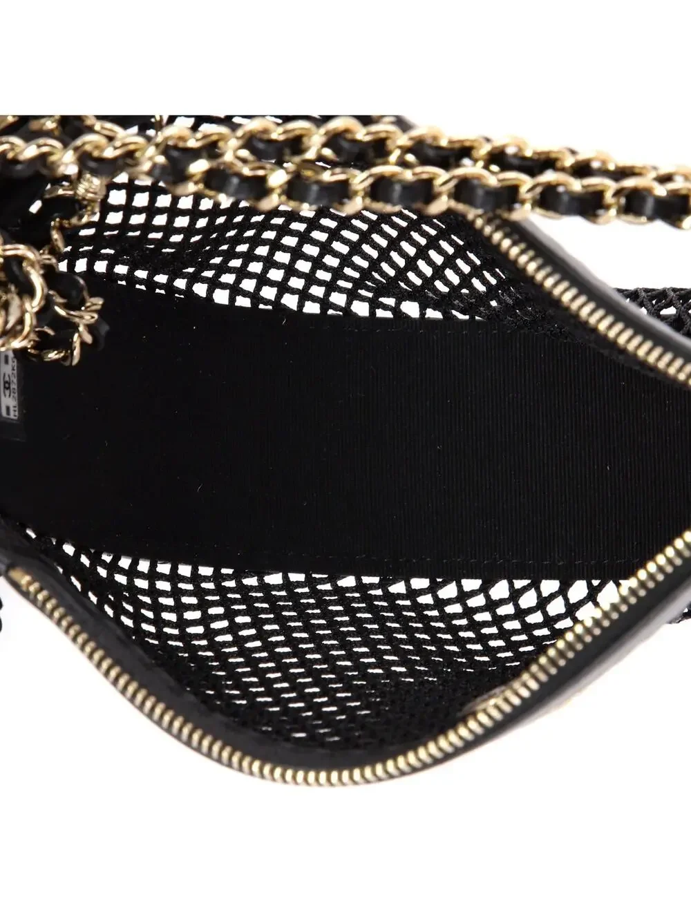 Chanel Half Moon Clutch With Chain Mesh #303899C38B